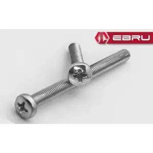 Yuvarlak Yıldız Başlı Ysb Civata M5x15 - 200 Adet
