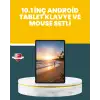 10.1 İnç IPS Ekranlı Android Tablet Bilgisayar Seti