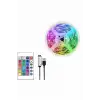 10M Şerit Led İç Mekan Renkli Rgb Şerit Led Kumandalı