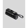 2000mAh Mini Powerbank Dahili Konektörlü PD 20W
