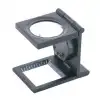 -25x25 Mm Full çelik Kaplı Katlamalı Büyüteç Th-9005b