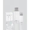 30W Type-C Lightning Hızlı Şarj Kablosu 1.2m iPhone Uyumlu