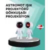 360° Ayarlanabilir Başlıklı Astronot Gece Lambası