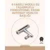 360° Dönüşlü Su Akışı Başlığı | 4ü 1 Arada Kullanım