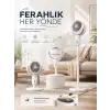 5 Kademeli Hız Ayarıyla Güçlü Hava Akışlı Dikey Vantilatör