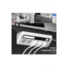 5’li Akım Korumalı Priz 2500w | 2 Usb + 2 Type-c Hızlı Şarj | Led Gece Lambalı | Dokunmatik Beyaz
