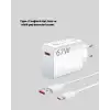 67 Watt Type C Hızlı Şarj Başlık  Black Shark Uyumlu