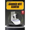 Akıllı Gece Görüşlü Sensörlü Wifi Kamera Telefondan Takip Edilebilir