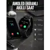 Akıllı Saat Amoled Ekran 3 Kordonlu NFC Ve GPS Uyumlu