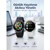 Akıllı Saat Amoled Ekran Bluetooth Bağlantılı Sesli Görüşme Nabız Ölçer