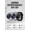 Akıllı Saat Amoled Ekran Bluetooth Bağlantılı Sesli Görüşme Nabız Ölçer