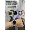 Akıllı Saat Kadınlara Özel Arama Cevaplayan Bluetooth Bağlantılı