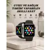 Akıllı Saat Wireless Şarj Yüksek Çözünürlüklü Müzik Dinleme Sesli Cevaplama