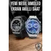 Akıllı Saat Yeni Nesil 2024 Model Metal Kordonlu Bluetooth Bağlantılı