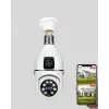 Ampul Tipi WiFi Kamera 2MP Lensli Full HD Görüntü ve Akıllı Hareket Algılama