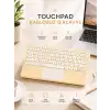 Android ve İOS Uyumlu Bluetooth Klavye Touchpad Slim Kablosuz Wifi Q Klavye