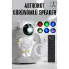 Astronot Görünümlü Projeksiyon Speaker Taşınabilir