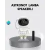 Astronot Şekilli Galaxy Projeksiyon Lambası Nebula Efektli Dekoratif Lamba