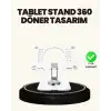 Ayarlanabilir Şeffaf Tablet Standı Kaymaz Silikon Tabanlı