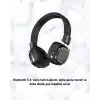 Bluetooth 5.3 Rainbow Işıklı Kulak Üstü Kablosuz Kulaklık