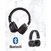Bluetooth 5.3 Rainbow Işıklı Kulak Üstü Kablosuz Kulaklık Yeni Nesil