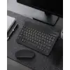 Bluetooth Klavye Mouse Seti Taşınabilir Wireless Bilgisayar Aksesuarı
