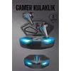 Bluetooth  Kulaklığı Led Işıklı Kablosuz ANC Özelliği
