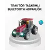 Bluetooth Nostaljik Traktör Hoparlör LED Işıklı 12W Güçlü Ses