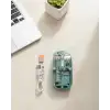 Bluetooth ve 2.4G USB Destekli Pilli Kablosuz Şeffaf Mouse