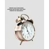 Bronz Metal Masa Saati