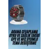 Çağrı Cevaplama Sesli Asistan Çoklu Dil Desteği 5.0 Bluetooth Akıllı Saat