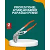 Çelik Alaşımlı Ayarlı Papağan Pense Yalıtımlı Sap