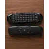 Çift Taraflı Hava Mouse Kablosuz Klavye ve Uzaktan Kumanda
