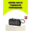 Dahili Type-C Konektörlü Mini 2000mAh Powerbank