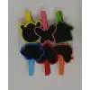 Desenli Notlu Mandal (6lı Set-10 Paket)