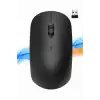 Ergonomik Tasarım Kablosuz Siyah Mouse Hassas Uzun Ömürlü