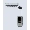 Geri Çekilebilir Kablolu Bluetooth İş Kulaklığı
