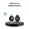 Kablosuz Şarjlı Bluetooth Görüşmeli Akıllı Saat – Android & iOS Uyumlu