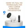 Kablosuz ve Kablolu Bağlantı Seçenekli Ev Tipi Projeksiyon