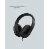 Kırmızı  Headset Mikrofonlu Sağlam Kablolu Konforlu
