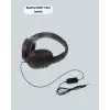 Kırmızı  Headset Mikrofonlu Sağlam Kablolu Konforlu
