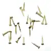 Klips, Menteşe, Ayağı Çivisi 9mm Çelik - Sarı 100gr