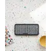Kompakt Siyah RGB Işıklı Bluetooth Mini Klavye