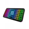 Kompakt Siyah RGB Işıklı Bluetooth Mini Klavye