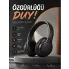 Kulak Üstü Bluetooth Kulaklık Ayarlanabiilir Uzun Pil Ömrü Kablosuz 5.0 Bluetooth
