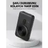 LCD Ekranlı Kablosuz Powerbank Type C ve USB Çıkışlı Yeni Nesil
