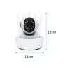 LED Aydınlatmalı 5 Antenli Motorlu 1080P Wifi Kamera Sensörlü