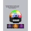 LED Disko Küresi Bluetooth Hoparlörlü Ritimle Senkronize Döner Işıklı