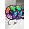 Led Işık 5 Metre Şerit Led RGB Işıklı