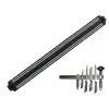 Mıknatıslı Bıçak Tutucu Stand - 49 Cm, Siyah